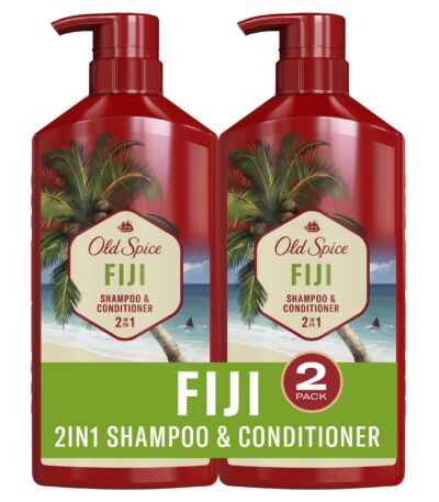 Old Spice Fiji 2in1 Shampoo and Conditioner for Men Hair Types