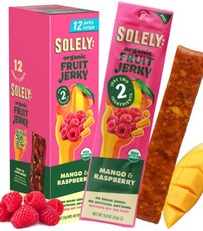 Soley Organic Fruit Jerky 16 Strips