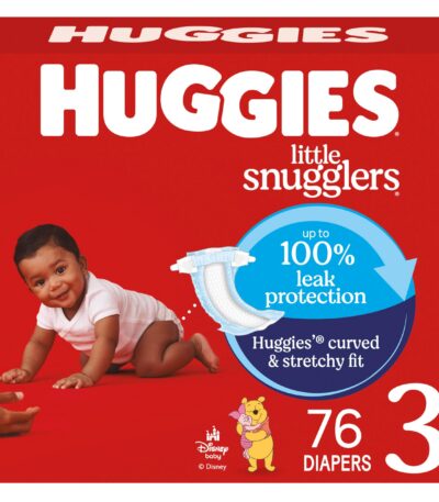 Huggies Little Snugglers Baby Diapers 3 ct 76 ct