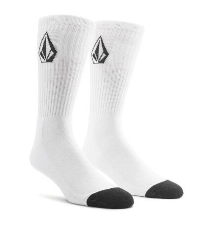 VOLCOM CUSHION SOCKS WHITE 6 pairs