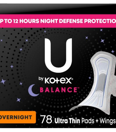 Kotex Balance Ultra Thin Overnight Pads