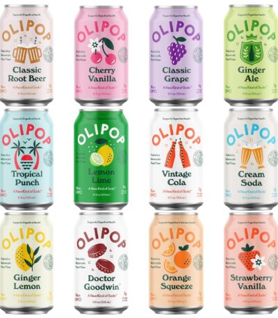 OLIPOP Prebiotic Soda 12 oz