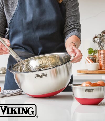 VIKING 10-Piece Stainless Steel Mixing Serving Bowl Set