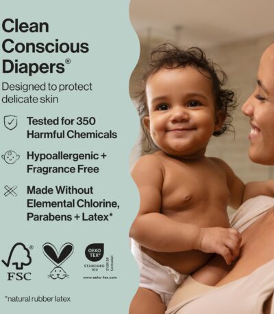 The Honest Company Disposable Diapers Club Pack Barnyard Babies & It's A Pawty - Size 7