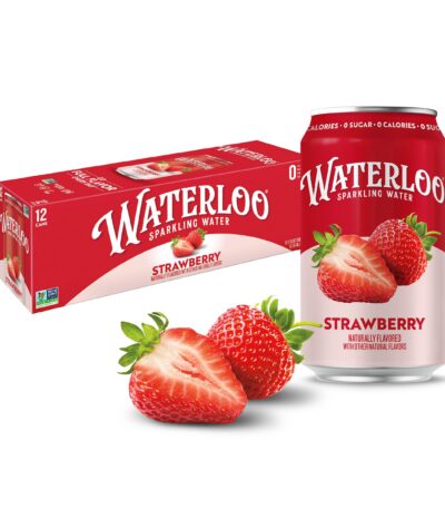 Sparkling Water Beverage Strawberry 12-Pack