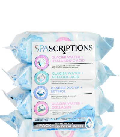 Spascriptions Cleansing Wipes 4-Pack