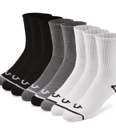 True Religion Men's Socks 8-Pack