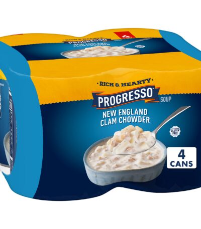 Progresso Rich and Hearty, New England Clam Chowder Soup, Gluten Free