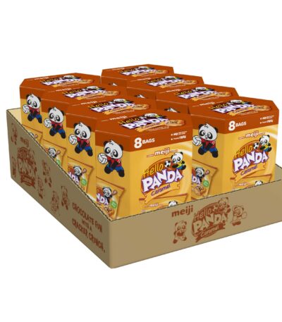 Meiji Hello Panda Bite Size Chocolate Crème Center Cookies oz