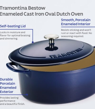 Tramontina 7 qt Oval Dutch Oven