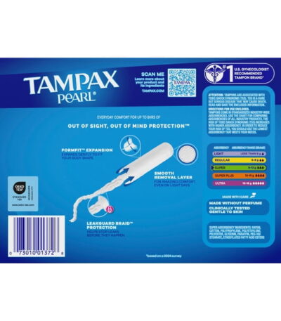 Tampax Pearl Super 96 ct