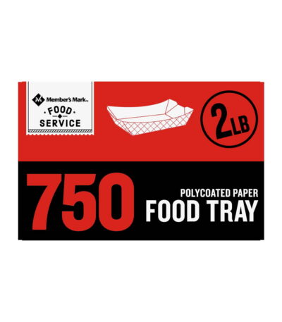 Member's Mark 2 lb. Capacity Food Tray (750 ct.)