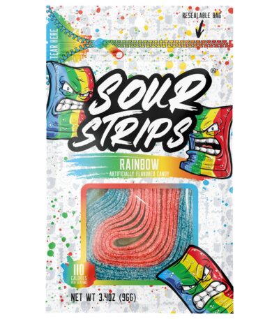 Sour Strips Rainbow 3.4 oz