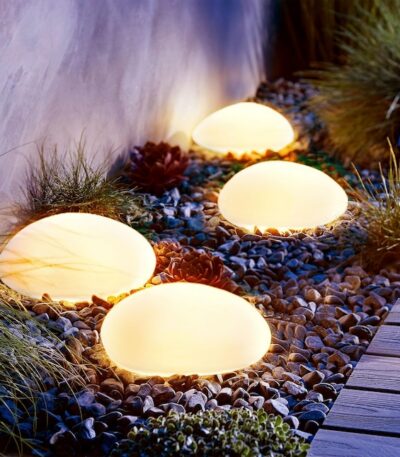 Solar LED Pathway Lights Set of 4