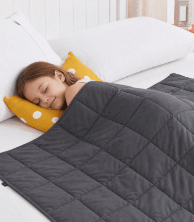 Well Being Gray Polyester Bed Blanket