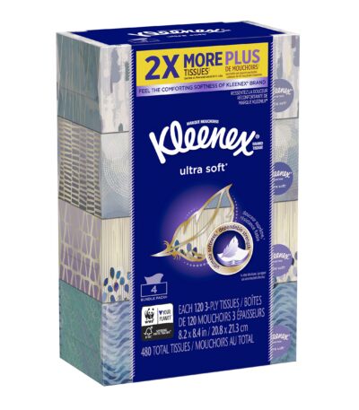 Ultra Soft Facial Tissue 4-Pack