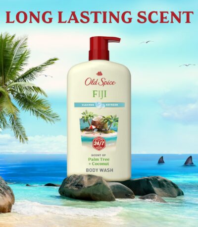 Old Spice Men S Body Wash Fiji with Palm Tree oz