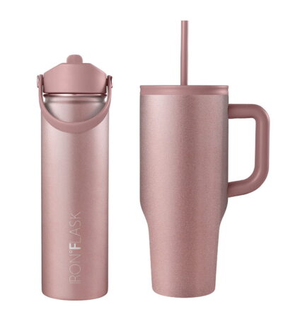 Iron Flask 2-Pack Gift Set, 22 oz. Water Bottle & 32 oz. Copilot Tumbler