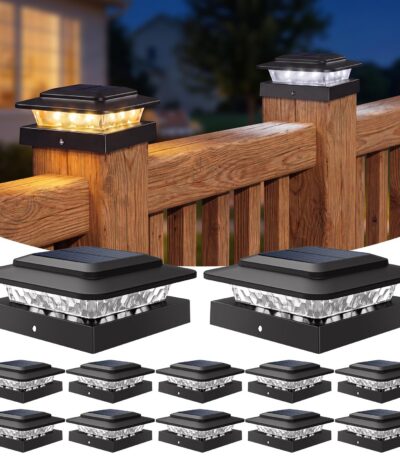 Westinghouse 4-Pack solar fence light