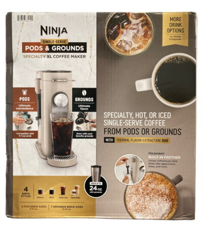 Ninja Single-Serve Pods & Grounds Specialty XL Coffee Maker