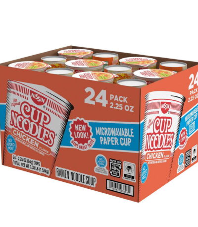 Nissin Cup Noodles Chicken Flavor Ramen 24-Pack