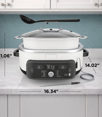 Ninja 17-in-1 PossibleCooker Pro 8.5 qt Multi-Cooker Cook ear system Oven Safe Pot to 500°F CO White