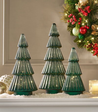 Members Mark Glass Tree 3 pc Set