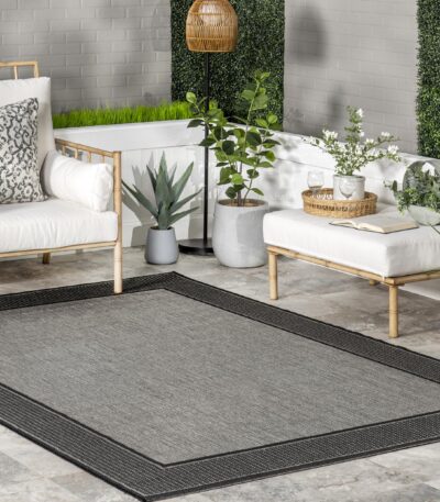 Indoor Outdoor Mat Grey