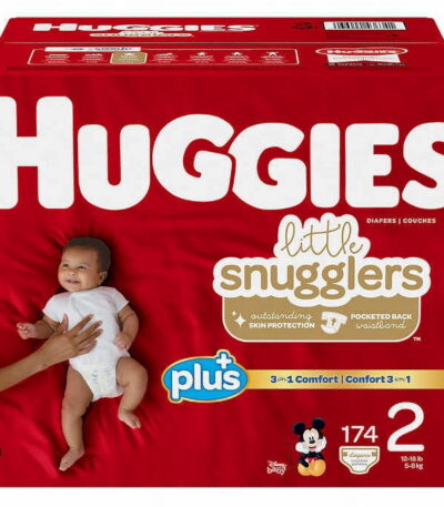 Huggies Little Snugglers Plus Diapers Size 2 (174 ct)