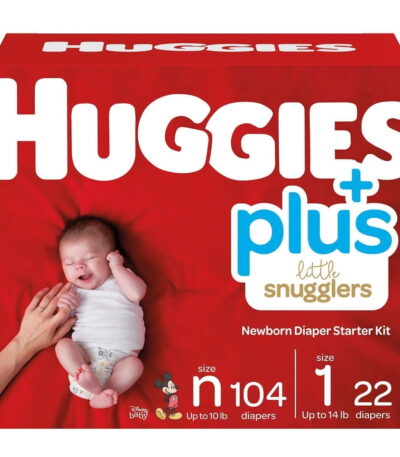 Huggies Plus Newborn Diaper Starter Kit 104+22