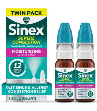 Vicks Sinex Severe Moisturizing Spray - Twin Pack