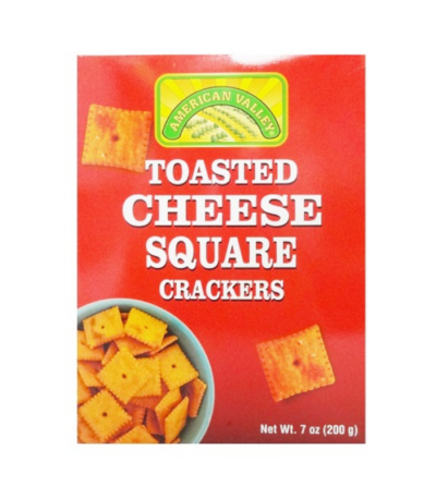 Toasted Cheese Square Crackers