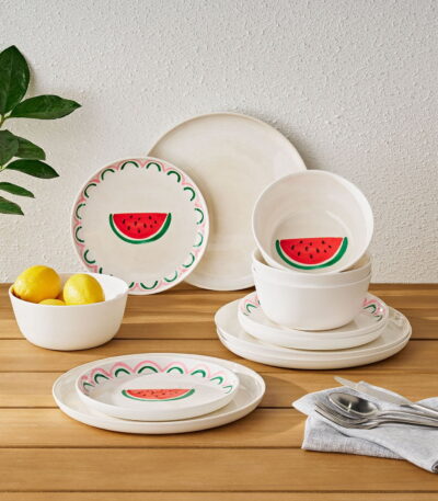 Member's mark bamboo melamine watermelon 12 pieces
