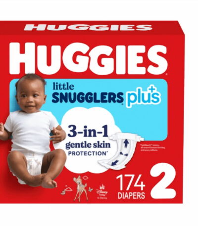 Huggies Size 3, 204 Diapers