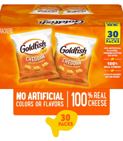 Pepperidge Farm Cheddar Goldfish Crackers 45-Pack