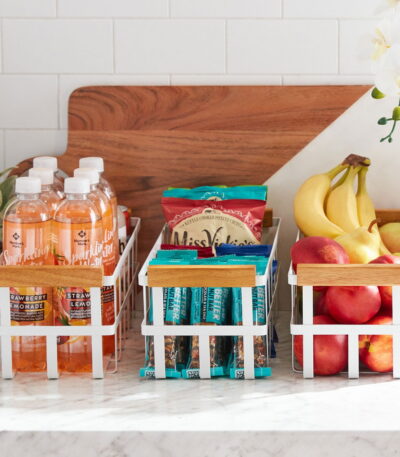 Clearly 4 piece organizing bin set