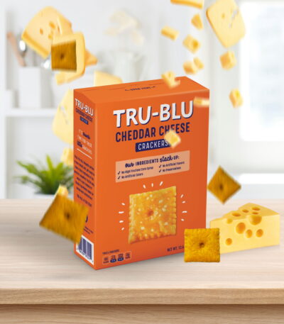 Tru Blu Cheddar Cheese Crackers 12.4 oz