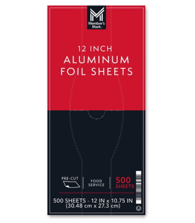 Member's Mark Foil Sheets 12" x 10.75"