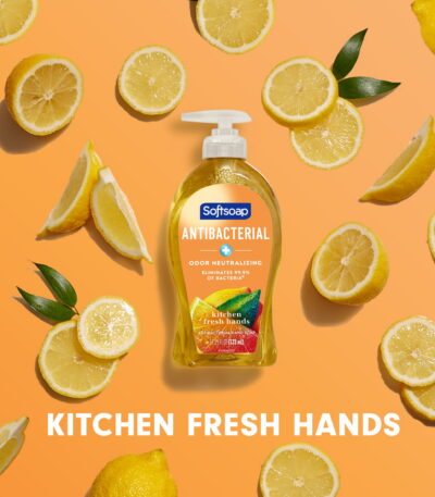 Softsoap Antibacterial Liquid Hand Soap Hands Lemon Scent Hand Soap
