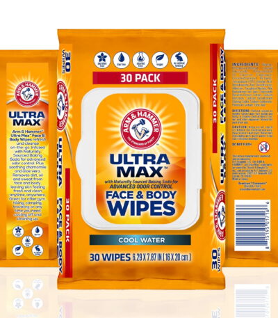Wipes 6 ct Reusable Household 24 pc White PDQ Arm & Hammer 24