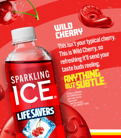 Sparkling Ice Wild Cherry Zero Sugar