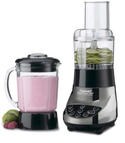 Smartpower Duet 48 oz. 7-Speed Die-Cast 48 oz. Blender with 3-Cup Food Processor