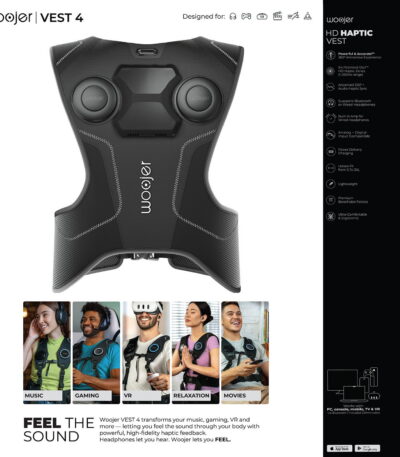 Woojer HD Haptic Vest 4