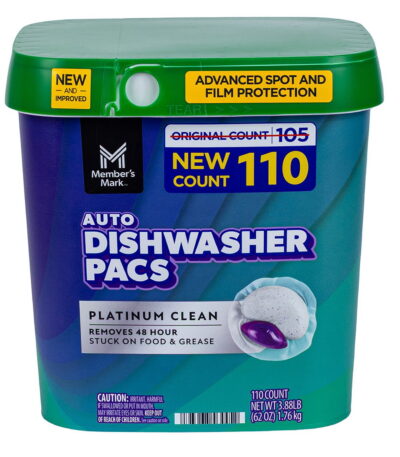 Member's Mark Platinum Clean Automatic Dishwasher Pacs, Fresh Clean