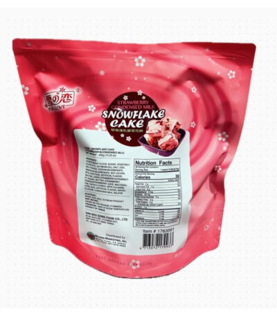 Strawberry Snowflake Cake 36 pc