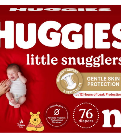 Huggies Little Snugglers Baby Diapers Newborn 76 Diapers