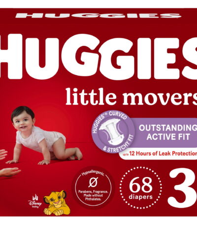 Huggies Little Movers Baby Diapers 3 68 ct