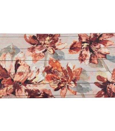 J&V Textiles Piermont Burgundy 20 in. x 39 in. Anti-Fatigue Kitchen Mat