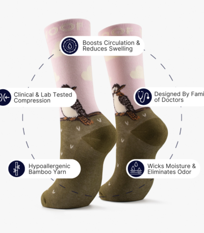 Kooba woman socks 6p Mix