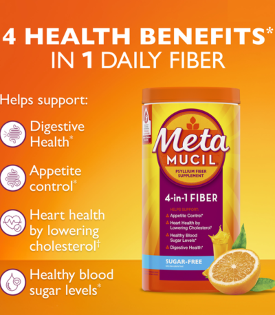 Metamucil Free 4-in-1 Fiber for Digestive Health